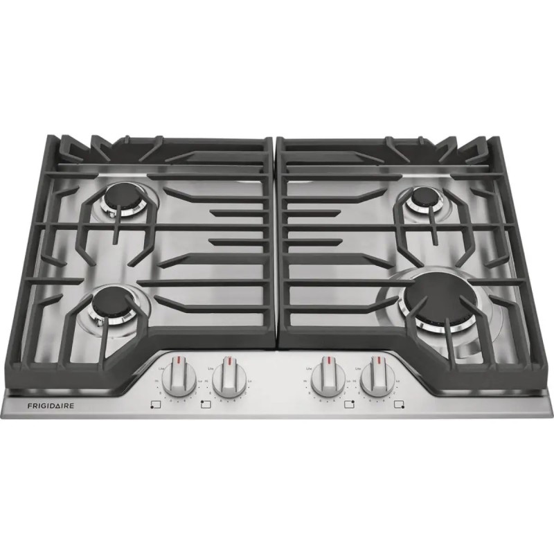 Frigidaire plantilla de gas 30 empotrable 4 quemadores FCCG3027AS
