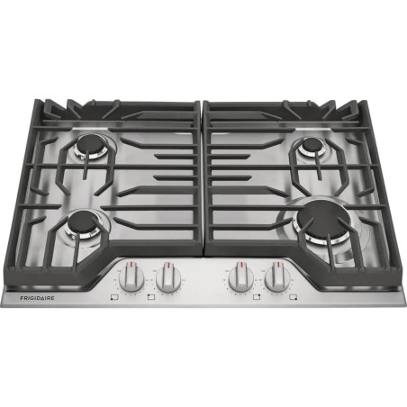 Frigidaire plantilla de gas 30 empotrable 4 quemadores FCCG3027AS