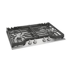 Frigidaire plantilla de gas 30 empotrable 4 quemadores FCCG3027AS