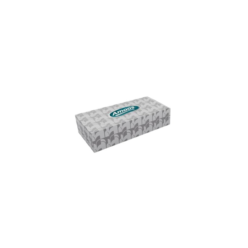 Amoos pañuelos faciales de papel desechable cosmetico 100 X 2 capas caja de 40unds- F622701