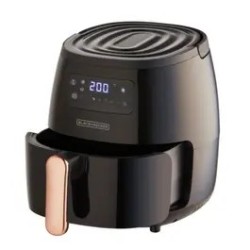 Black + Decker freidora de aire digital 5L negra HFD5055B