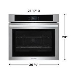 Frigidaire horno electrico empotrable convección  30"   acero inox.  FCWS3027AS