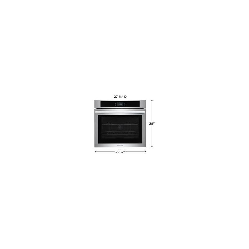 Frigidaire horno electrico empotrable convección  30"   acero inox.  FCWS3027AS