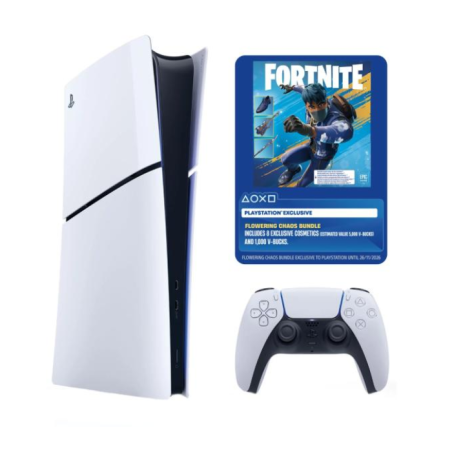 Consola Sony PS5 Slim Digital 825GB Fortnite Flowering Chaos Bundle