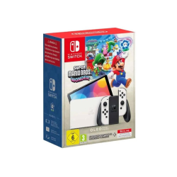 Consola Nintendo Switch OLED White + Super Mario Wonder Bundle HRG-S-KAASD