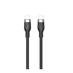 Targus cable de carga hyper USB-C 2.0  silicona 240W 3.3' negro - HJ4001BKGL