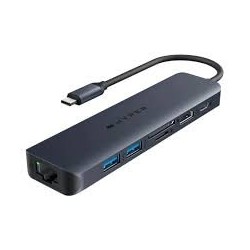Targus  hub hiper 7-Port USB-C azul noche - HD4003GL