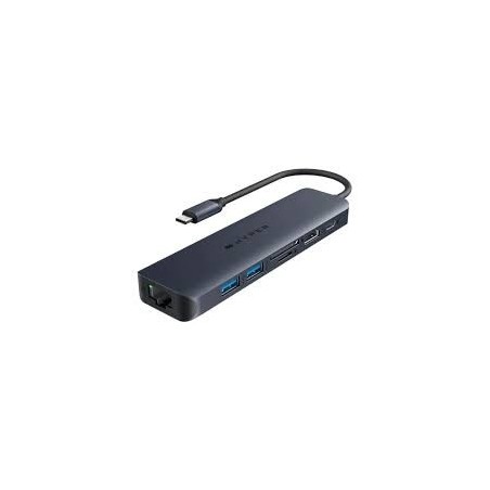 Targus  hub hiper 7-Port USB-C azul noche - HD4003GL