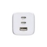 Targus cargador multi port GaN de pared 65W blanco -  APA11606TT