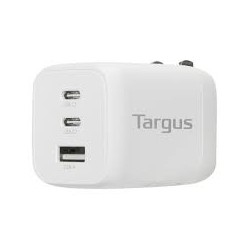 Targus cargador multi port GaN de pared 65W blanco -  APA11606TT
