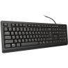 Trust teclado alambrico  primo usb negro 23883