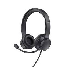 Trust headset supraaurales PC con diadema ajustable - 25087