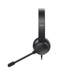 Trust headset supraaurales PC con diadema ajustable - 25087