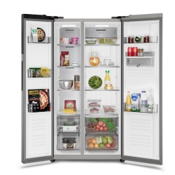 Frigidaire refrigerador side by side 19 pies  Inverter con dispensador FRS19F3N5BI