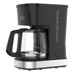 Black + Decker cafetera 12 tazas programable color gris plata  - CM0322-0SDLA