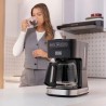 Black + Decker cafetera 12 tazas programable color gris plata  - CM0322-0SDLA