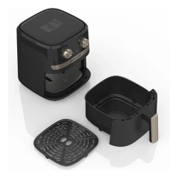 Black + Decker freidora de aire con perillas gris - AFBD42-3BDLA