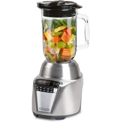 Black + Decker Licuadora Acero Inoxidable 700 Watts, 8 Veloc. Jarra vidrio 1.25L BL0876-2SDLA