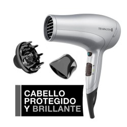 Remington combo secador + plancha de cabello  titaniun - S4A500-D3019-F