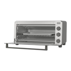 Black + Decker horno tostador 15 lts extra ancho color gris - TO8230-0GDLA