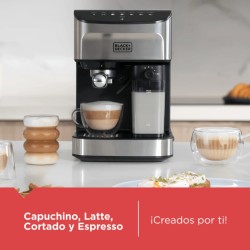 Black + Decker maquina de cafe espresso gustoso - EM0412-1SDLA