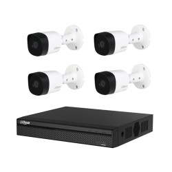 Dahua kit camaras cooper U 2MP 4 camaras 8Ch HDCVI - 1.0.01.12.26412