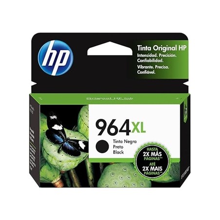 HP cartucho tinta 964XL negro alto rendimiento 3JA57AL