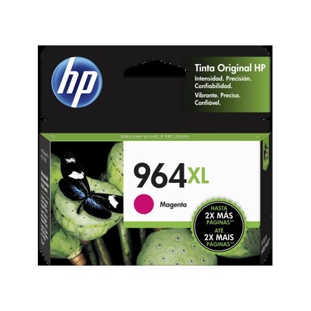HP cartucho tinta 964XL magenta alto rendimiento  3JA55AL