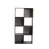 Kenneth Cole librero cubo unit color negro W61.5 x H122.5 x D29.5 cm-KCWD2022052-B