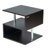 Kenneth Cole mesa de centro color negro W50 x H50 x D50 cm-KCWD2022054-B