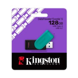 Kingston usb data traveler exodia USB 3.2 128GB negro turquesa - DTXS/128GB