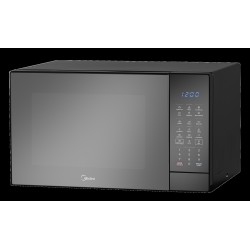 Midea microondas 1.4 pc puerta  espejo gabinete negro MMDK14S2MB