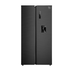 Midea refrigerador 20 pc color negro inverter MDRS710FGM28W