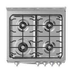 Midea cocina a gas 24 pulgadas 4 quemadores hierro fundido MGS24FS1BIABG