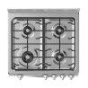 Midea cocina a gas 24 pulgadas 4 quemadores hierro fundido MGS24FS1BIABG