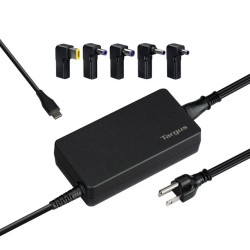 Targus cargador universal 100W USB-C y legacy cargador kit negro - APM108TT