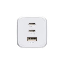 Targus cargador multi port GaN de pared 65W blanco -  APA11606TT