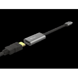 Trust adaptador USB-C a HDMI  Ultra HD 4K multicanal - 23774