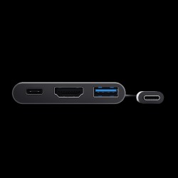 Trust adaptador 3-en-1 multipuerto USB-C-HDMI y-Tipo C - 23772