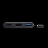 Trust adaptador 3-en-1 multipuerto USB-C-HDMI y-Tipo C - 23772