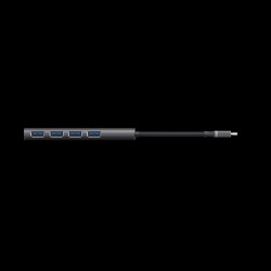 Trust adaptador USB-C 4 puertos USB-A 5 gbps puerto USB-C - 24948