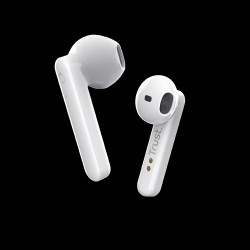 Trust audifonos bluetooth wireless color blanco c/controles tactiles - 23783