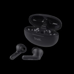 Trust audifonos bluetooth color negro microf  c/cancelacion de ruido - 25296
