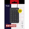 Trust teclado numerico USB color negro - 22221
