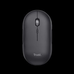 Trust  mouse recargable inalambrico silencioso color negro - 24059