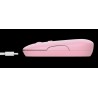 Trust  mouse recargable inalambrico silencioso color rosa con - 24125