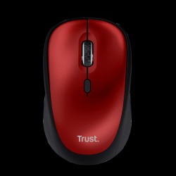 Trust mouse inalambrico eco color rojo- 24550