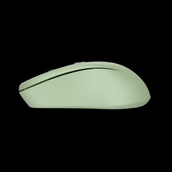 Trust mouse inalambrico eco  color verde claro silencioso - 25042