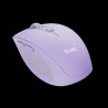 Trust mouse inalambrico recargable color lila silencioso - 25384