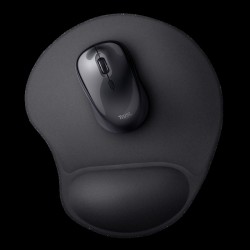 Trust almohadilla para mouse ergonómica de gel color negro - 16977